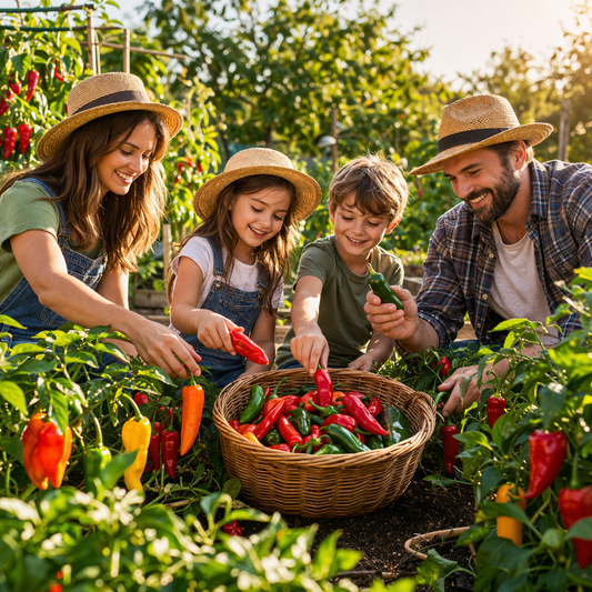 2000+ Hot Pepper Seeds Variety Pack Non-GMO Spicy Chili Garden Kit