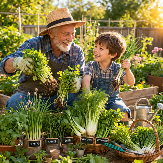 2000+ Herb Garden Seeds Variety Pack Cilantro Chives Fennel Onion Mix