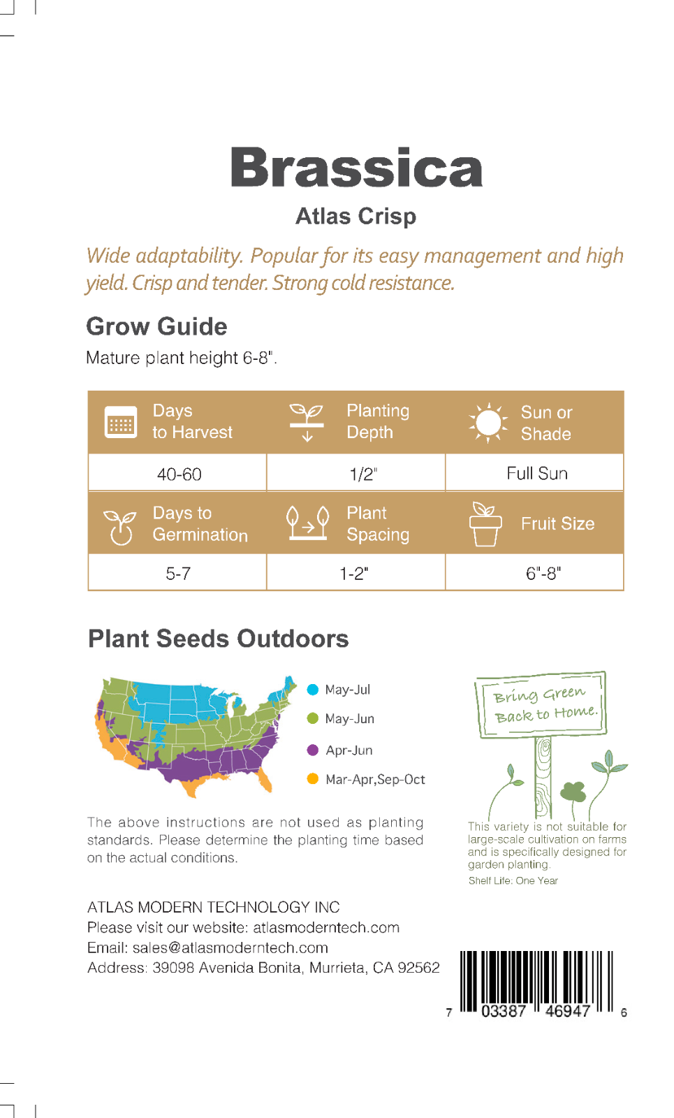 Sweet Emerald Baby Bok Choy – Fast Growing Non-GMO Seeds 2000+