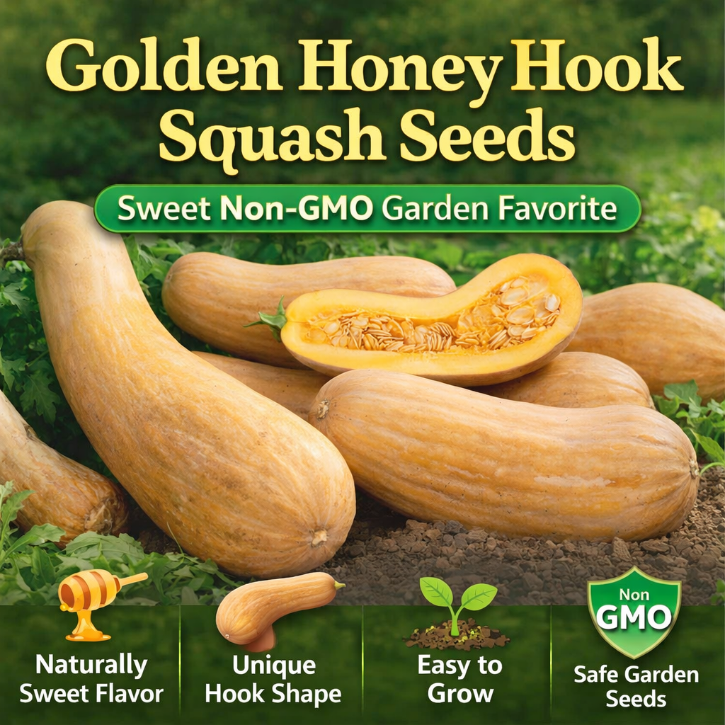 Butternut Squash Seeds 50+ Non-GMO Sweet High Yield Garden Favorite