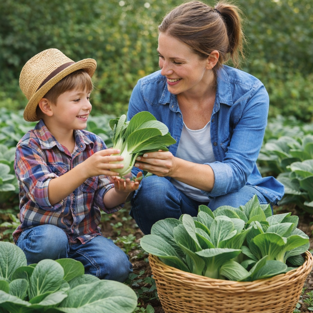 Sweet Emerald Baby Bok Choy – Fast Growing Non-GMO Seeds 2000+