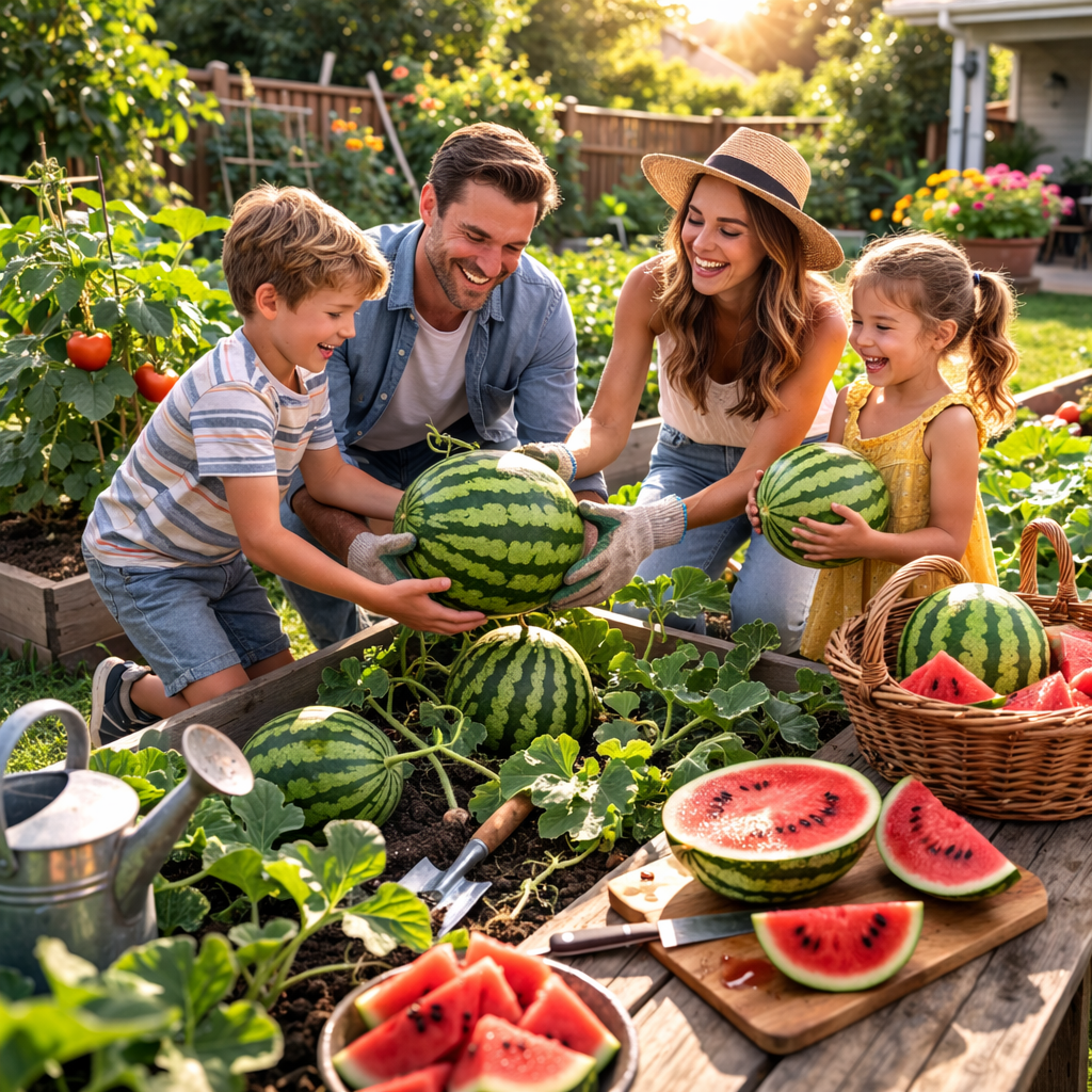 Sweet Tiger Baby Watermelon Seeds 50+ Non-GMO Ultra Sweet Easy Grow