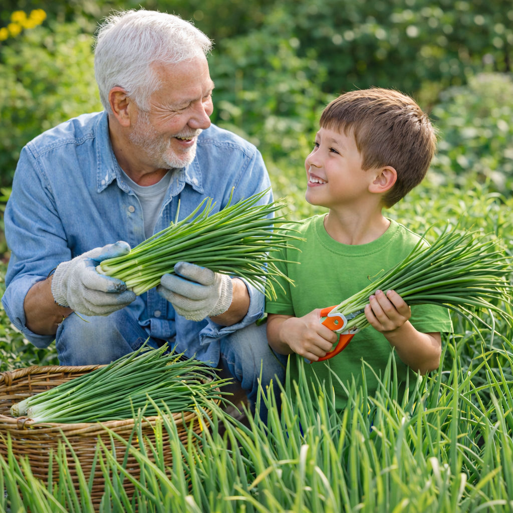Garlic Chives Seeds 1000+ Non-GMO Fast Growing Easy Garden
