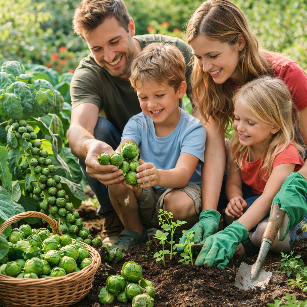 Atlas Emerald Crown Brussels Sprout Seeds  Premium Non-GMO Garden Superfood