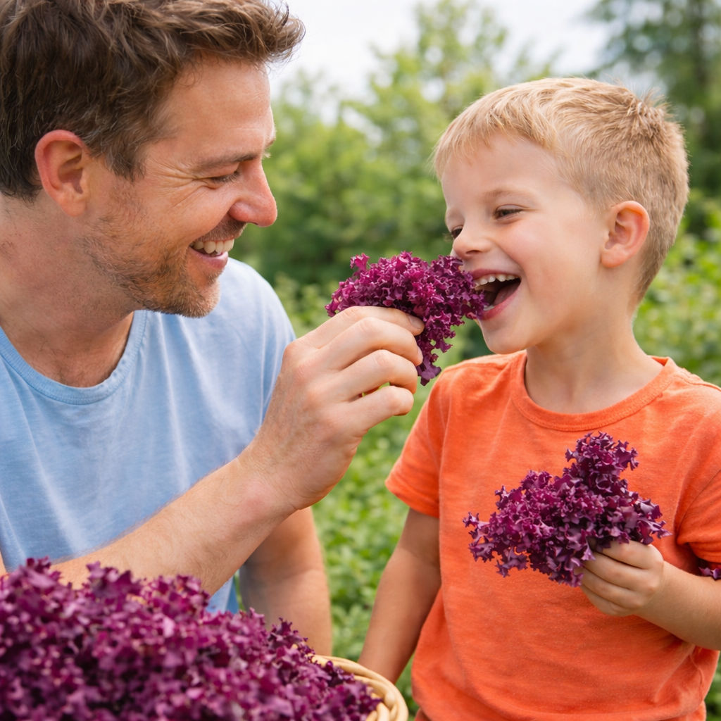 ATLAS RubyCrunch Lettuce Seeds – Non-GMO Purple Crisp Salad Lettuce
