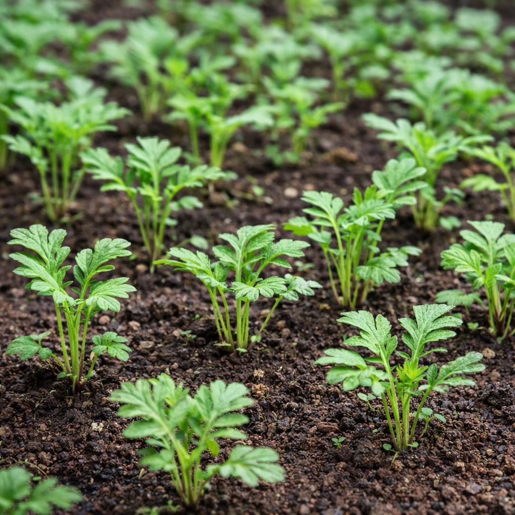 Atlas Emerald Flavor Crown Daisy Seeds  Premium Non-GMO Asian Gourmet Greens