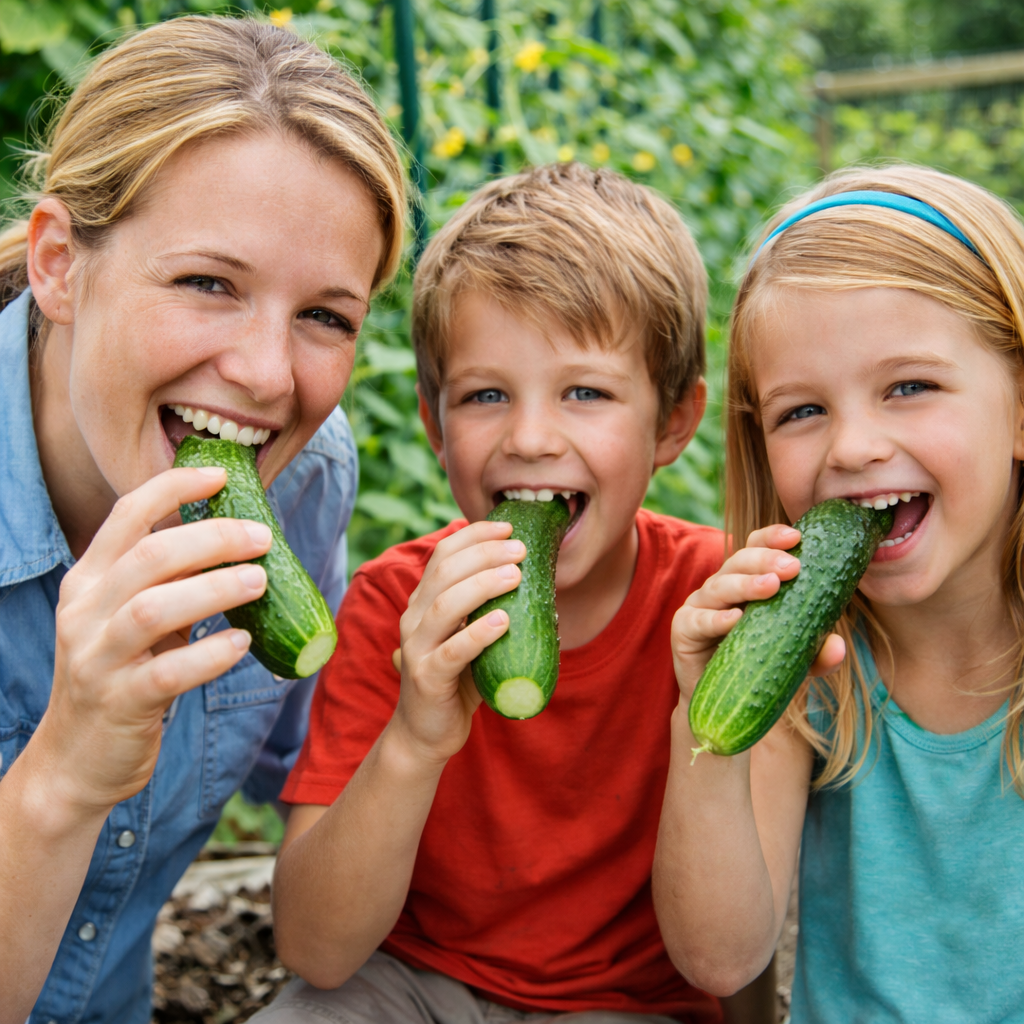 Cucumber Seeds 100+ Non-GMO Crisp Long Green Easy Grow Garden