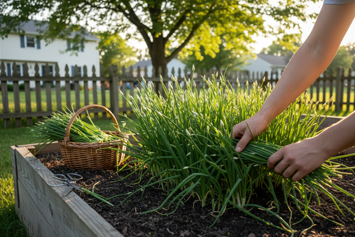 Garlic Chives Seeds 1000+ Non-GMO Fast Growing Easy Garden