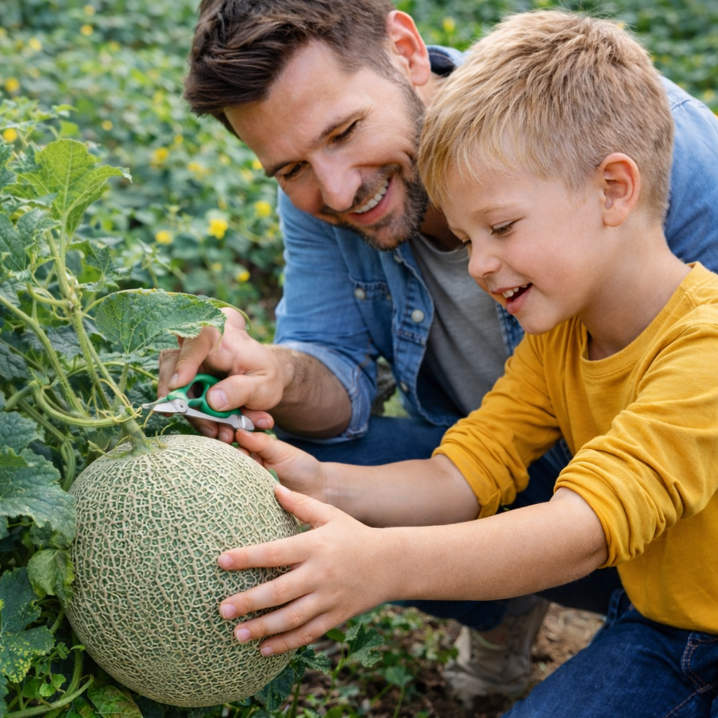 ATLAS SummerSweet Cantaloupe Seeds – Non-GMO Sweet Garden Melon
