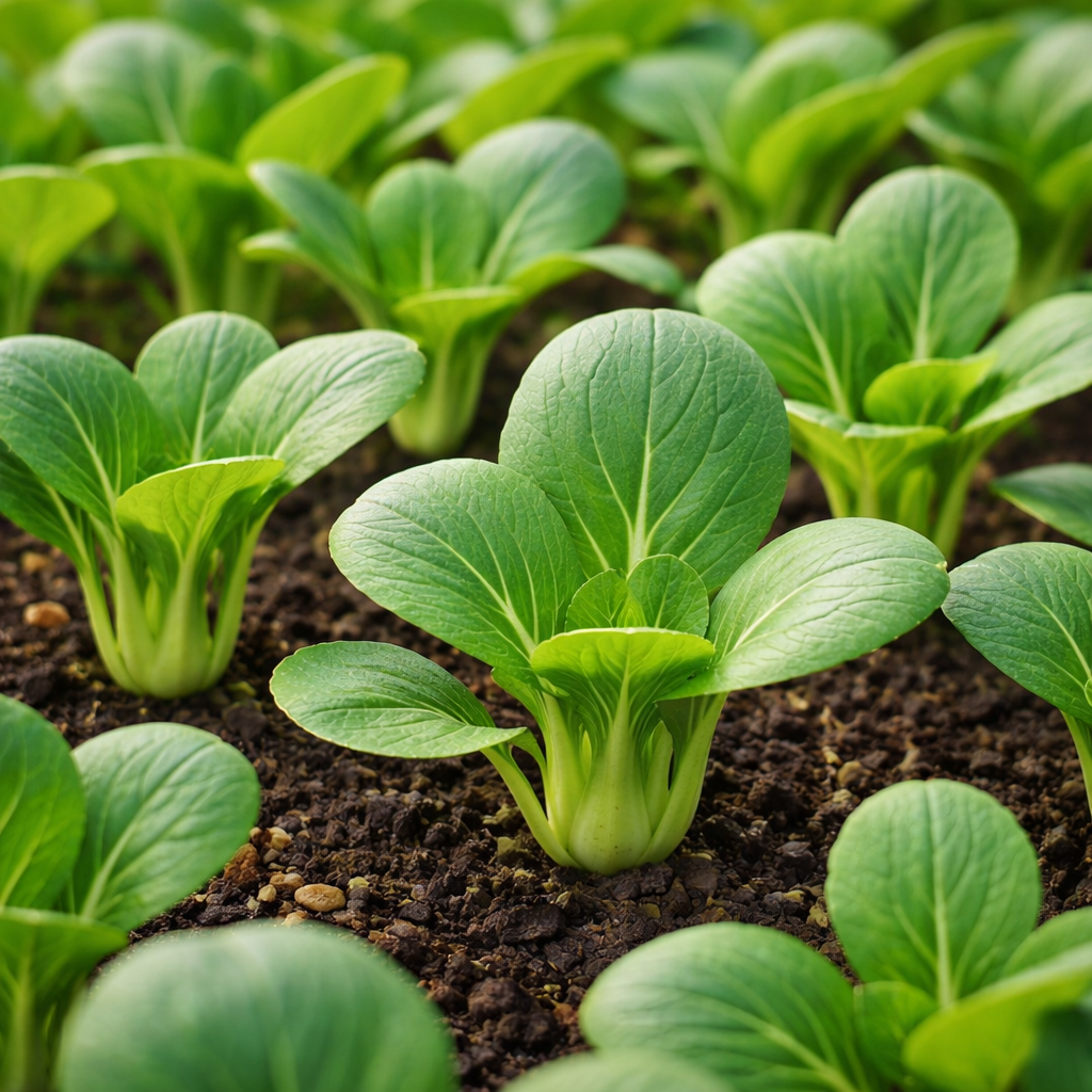 Sweet Emerald Baby Bok Choy – Fast Growing Non-GMO Seeds 2000+