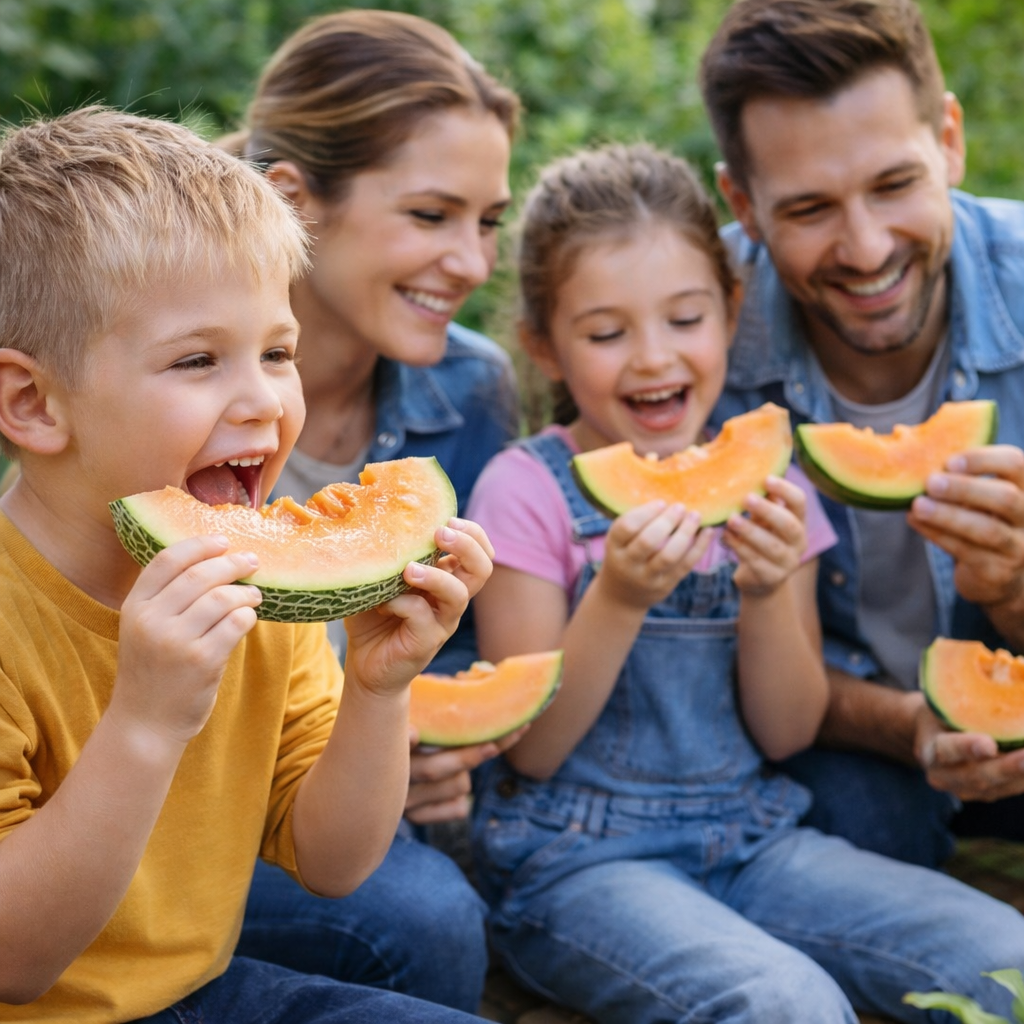 ATLAS SummerSweet Cantaloupe Seeds – Non-GMO Sweet Garden Melon