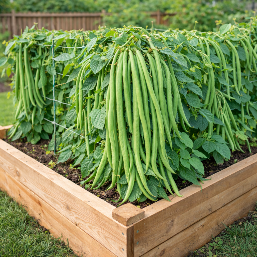 Atlas Super Tender Green Bean Seeds – High Yield Non-GMO Bush Beans