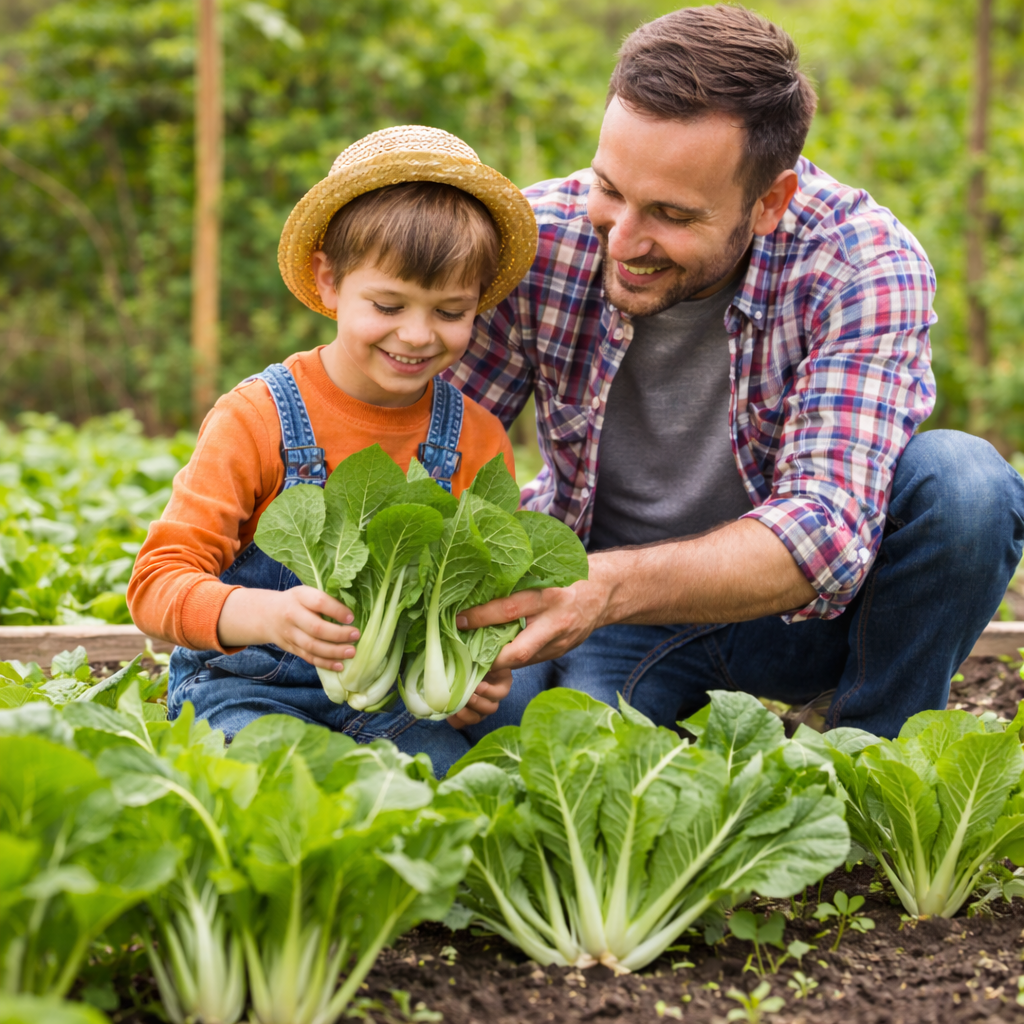Green Star Pak Choi Seeds 3000+ Non-GMO Sweet Crisp Fast Growing High Yield