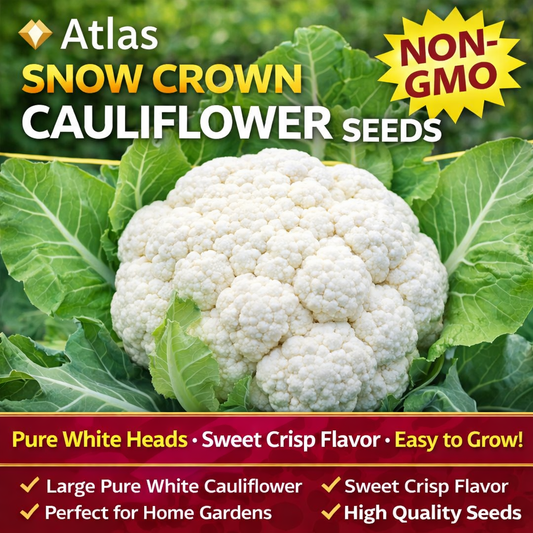 Cauliflower Seeds 1000+ Non-GMO Heirloom Large Head Easy Grow High Yield